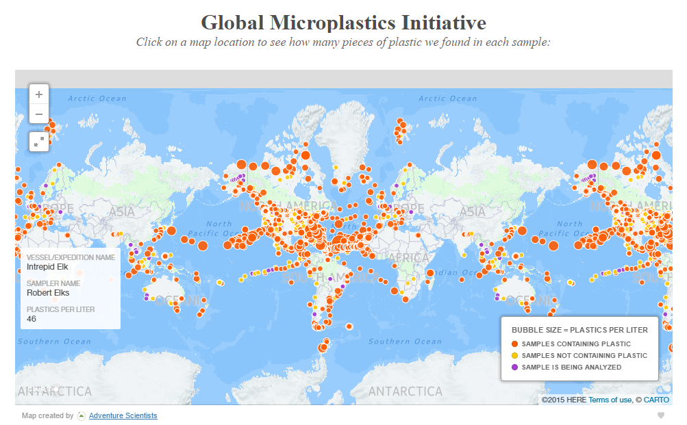 Mapa Global De Microplásticos
