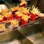 McDonalds French Fries Being Prepared March 2022