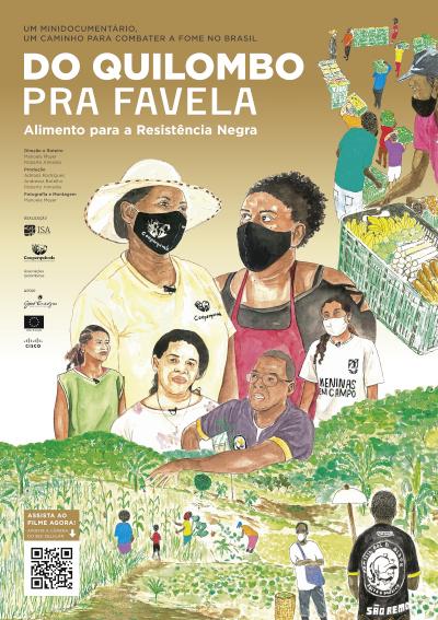 Poster Filme Quilombo Favela
