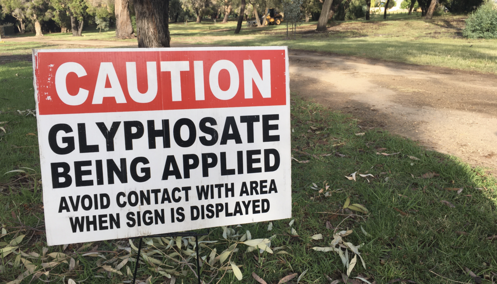 Glyphosate Caution