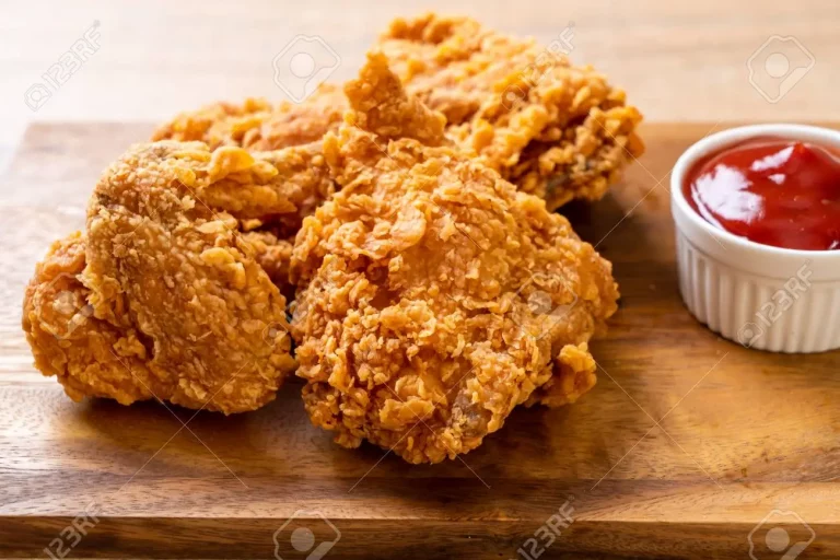 Fried Chicken Meal Junk Food And Unhealthy Food