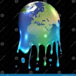 Melting World Vector Illustrartion 189001767