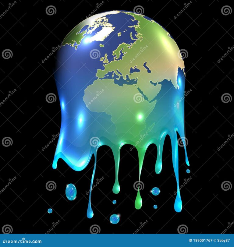 Melting World Vector Illustrartion 189001767