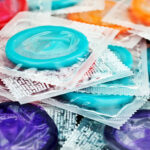 Collection Of Colorful CondomsSelective Focus; Shallow DOF