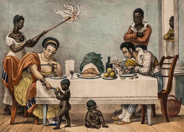 A Brazilian Family In Rio De Janeiro By Jean Baptiste Debret 1839