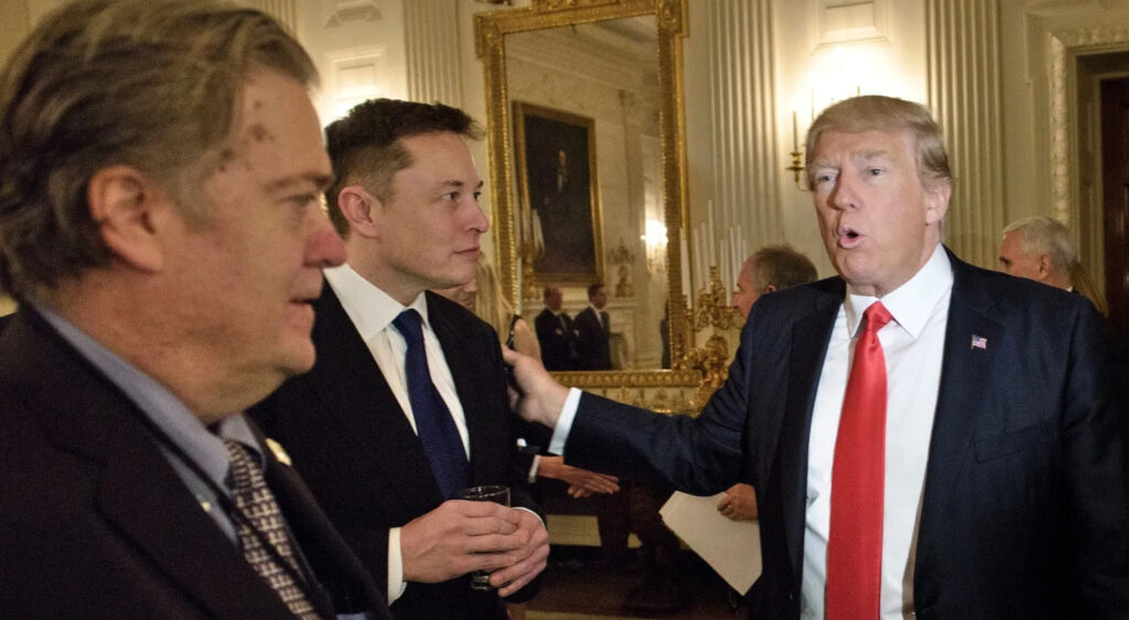 Trump apocalipse bannon e musk